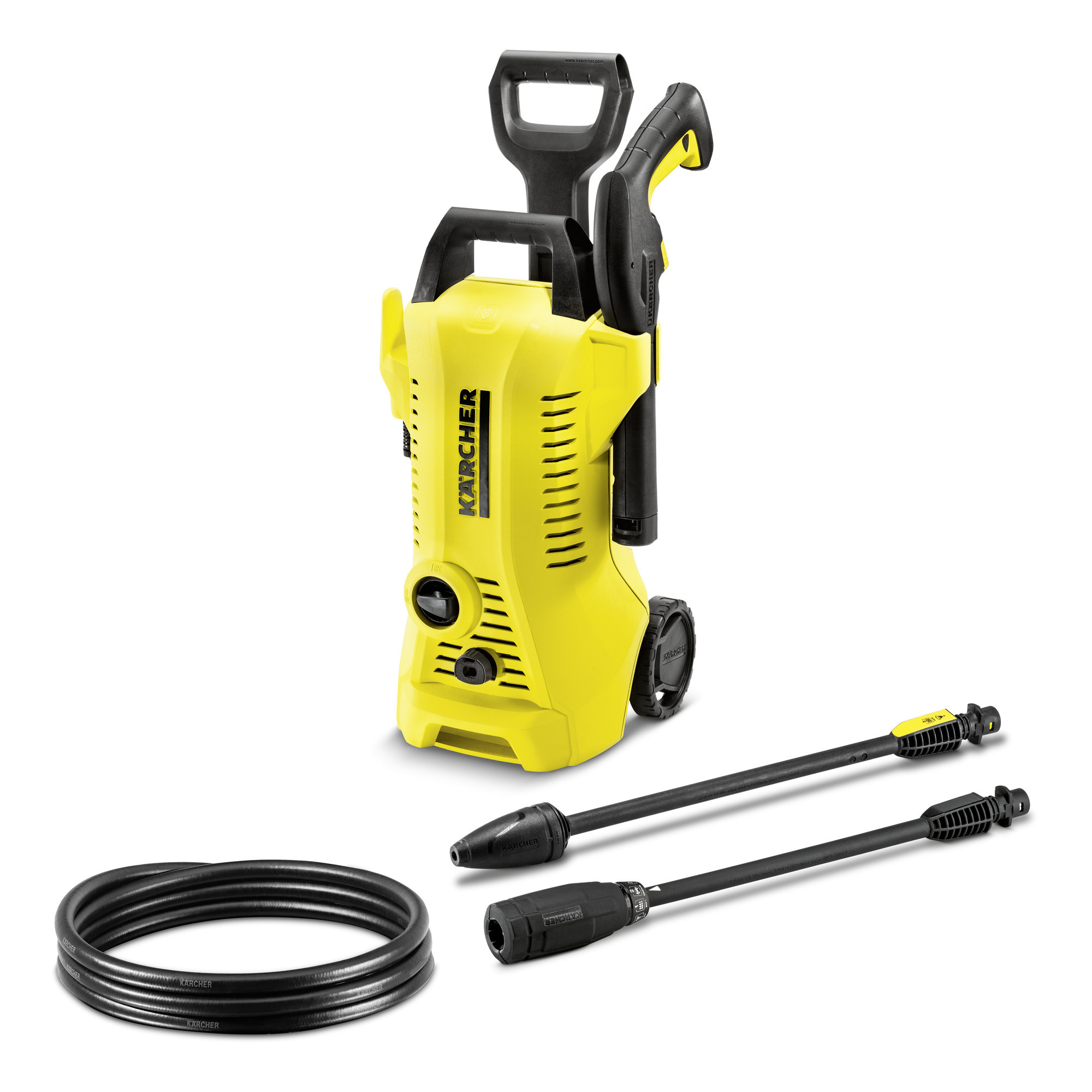 Karcher K 2 Power Control Pressure Washer — 1700 PSI, 1.45 GPM, Vario Power and Dirt Blaster Spray Wands, 26ft. Hose, Model# K 2 Power Control